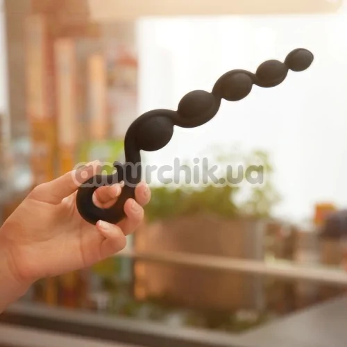Анальний стимулятор Fun Factory Bendybeads, чорний