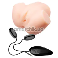 Искусственная вагина и анус с вибрацией Crazy Bull Dual Vagina and Ass Flesh Veronica, телесная - Фото №1