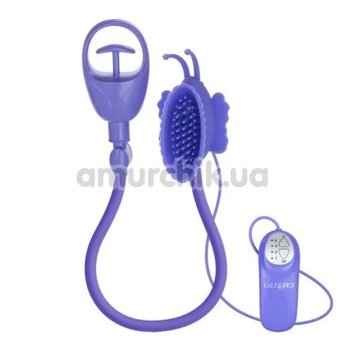 Вакуумная помпа для клитора Advanced Butterfly Clitoral Pump, фиолетовая - Фото №1