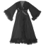 Пеньюар Star Night Sensual Ruffle Night Robe, чорний - Фото №5