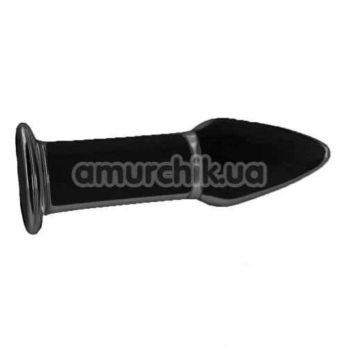 Анальная пробка Love Toy Glass Romance Dildo GS12, черная
