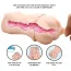 Искусственная вагина с вибрацией Crazy Bull 3D Vagina BM-009199ZK, телесная - Фото №6