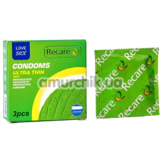 Recare Ultra Thin Mint - м'ята, 3 шт - Фото №1