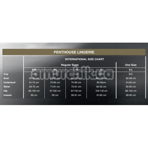 Комплект Penthouse Lingerie Sweet Beast, рожевий: пеньюар + трусики-стрінги