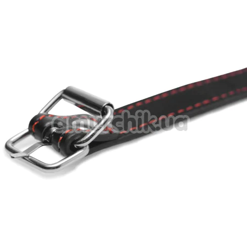 Кляп Master Series Hound Adjustable Dog Bone Gag, чорний