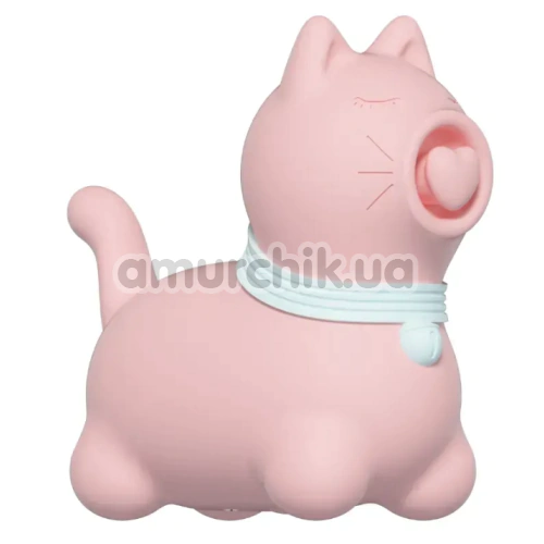 Клиторальный вибратор с пульсацией Univibe Sexy Kitty, розовый