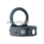 Эрекционное кольцо для члена Boners Cock & Ball Strap L, синее - Фото №1
