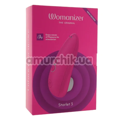 Симулятор орального секса для женщин Womanizer Starlet 3, розовый
