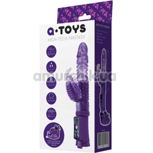 Вібратор A-Toys High-Tech Fantasy 765010, фіолетовий