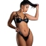 Трусики Daring Intimates High Waisted Wetlook Panty, чорні - Фото №1