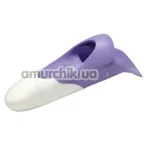 Насадка на палець з вібрацією для стимуляції клітора Finger Vibrator, фіолетовий - Фото №1