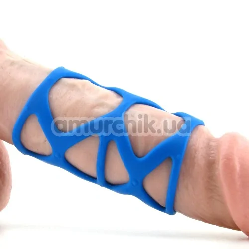 Набір насадок Posh Silicone Lover's Cages, блакитний