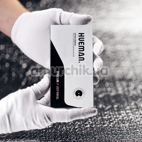 Анальний вібростимулятор з ерекційним кільцем Hueman Stellar Force, фіолетовий