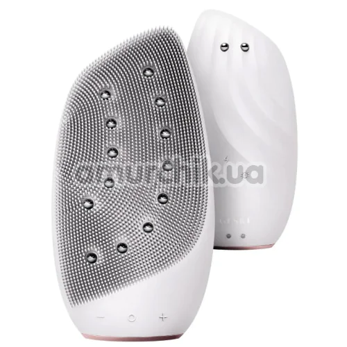 Щетка для лица Geske Sonic Thermo Facial Brush & Face-Lifter 8 in 1, кремовая