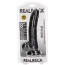 Фаллоимитатор Realrock Curved Dildo With Balls 8, черный - Фото №7