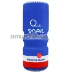 Мастурбатор с вибрацией Snail Cup Dancing Queen MA0928E, синий - Фото №1