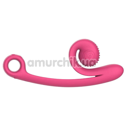 Вібратор для клітора і точки G Snail Vibe Curve, рожевий