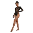 Боди Star Night Fishnet Circle Sparks Bodysuit, черное - Фото №5