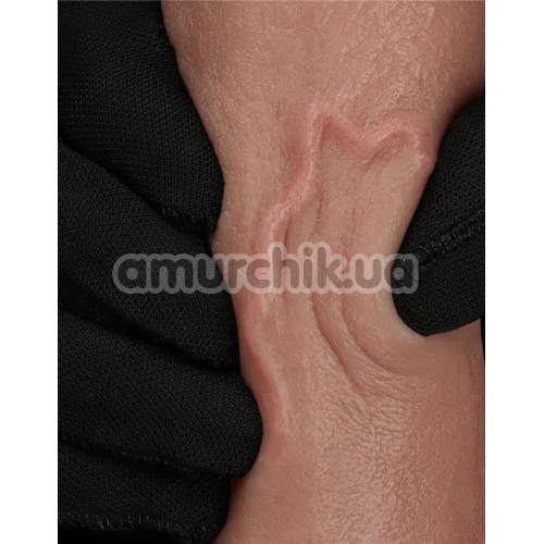 Фаллоимитатор Dual-Layered Silicone Nature Cock LV411043, светло-коричневый