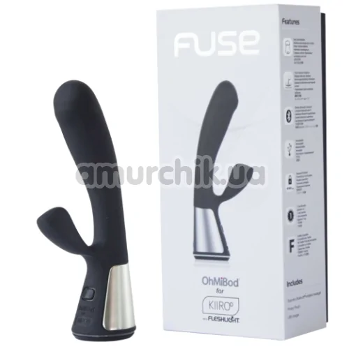 Вібратор Ohmibod Fuse for Kiiroo, чорний