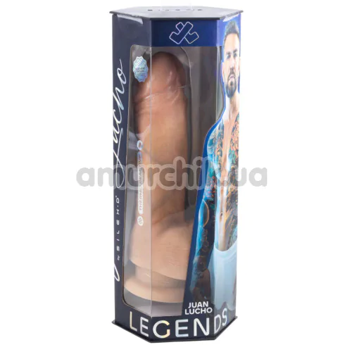 Фаллоимитатор Silexd Legends Juan Lucho Dildo 9, телесный