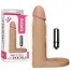 Анальна насадка з вібрацією Lovetoy The Ultra Soft Double 5.8, тілесна - Фото №5