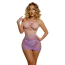 Сукня Star Night Gradient Fishnet Mini Dress, рожево-фіолетова - Фото №1