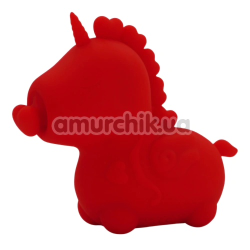 Вібратор Unihorn Cupid's Beau, червоний