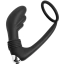 Вибростимулятор простаты с эрекционным кольцом Master Series Prostatic Play Cock Ring Vibrating Prostate, черный - Фото №1