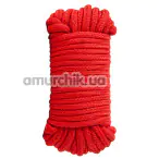 Мотузка Guilty Pleasure BDSM Bondage Rope 10m, червона - Фото №1