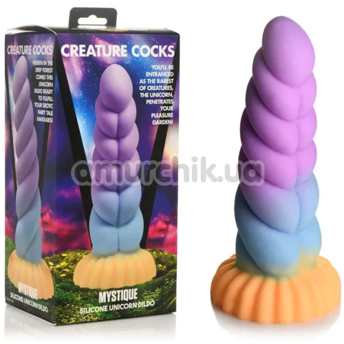 Фалоімітатор Creature Cocks Mystique, різнокольоровий