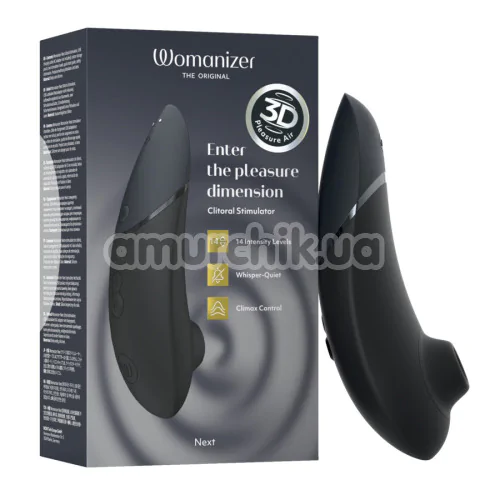 Симулятор орального сексу для жінок Womanizer The Original Next, чорний