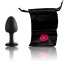 Анальная пробка с розовым кристаллом Dorcel Geisha Plug M, черная - Фото №10