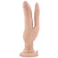 Двойной вибратор Dr. Skin Cock Vibe Double Vibe, телесный - Фото №1