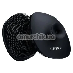 Щітка для обличчя Geske Facial Brush 4 in 1 Suction Mount, чорна - Фото №1