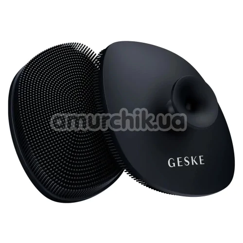 Щетка для лица Geske Facial Brush 4 in 1 Suction Mount, черная - Фото №1