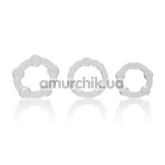 Набор эрекционных колец Silicone Island Rings, 3 шт - Фото №1