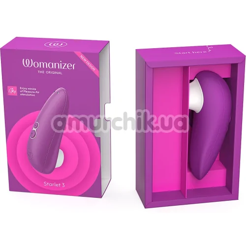 Симулятор орального секса для женщин Womanizer Starlet 3, сиреневый