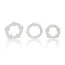 Набор эрекционных колец Silicone Island Rings, 3 шт - Фото №1