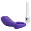 Анальная пробка с вибрацией Vibrating Silicone Booty Probe, фиолетовая - Фото №3