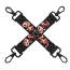 Бондажний набір Lockink The Flowering Serpent Leather Bondage Restraint Set 12PC, чорний - Фото №15
