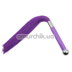 Флоггер DS Fetish Flogger Silicone L, фиолетовый - Фото №1