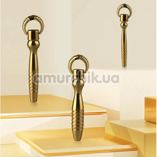 Набір уретральних вставок Lockink Sevanda Bad Boy Training Urethral Plugs Set, золотий