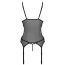 Комплект Passion Free Your Senses Christa Corset, черный: корсет + трусики-стринги - Фото №4