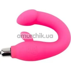Вибратор клиторальный и точки G Sweet Breeze Raised Grain Goddess Dual Orgasm, розовый - Фото №1