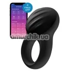 Виброкольцо Satisfyer Signet Ring Vibrator, черное - Фото №1