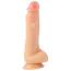 Фалоімітатор Real Touch S Real Beats Dong 7.8 Inch Dildo No.02, тілесний - Фото №1