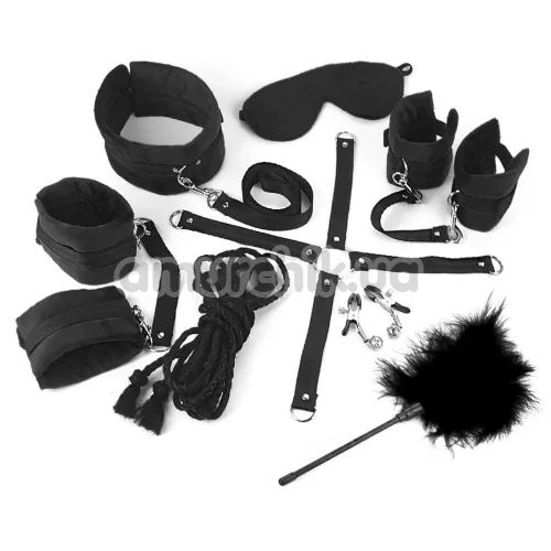 Бондажний набір Art of Sex Soft Touch BDSM Set, чорний
