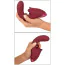 Вибратор клиторальный и для точки G с толчками Javida 3 Function Vibrator With Curved Shaft, бордовый - Фото №10
