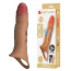 Насадка на пенис с вибрацией Pretty Love Penis Sleeve 026241Z-1, светло-коричневая - Фото №12